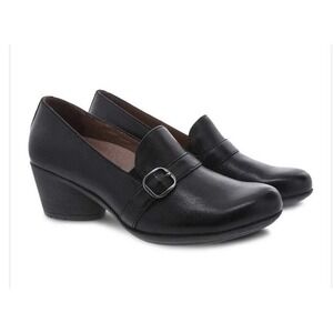 DANSKO‎ ROSALIE BLACK BURNISHED NUBUCK Classic Comfort SZ 7.5-8  EU 38